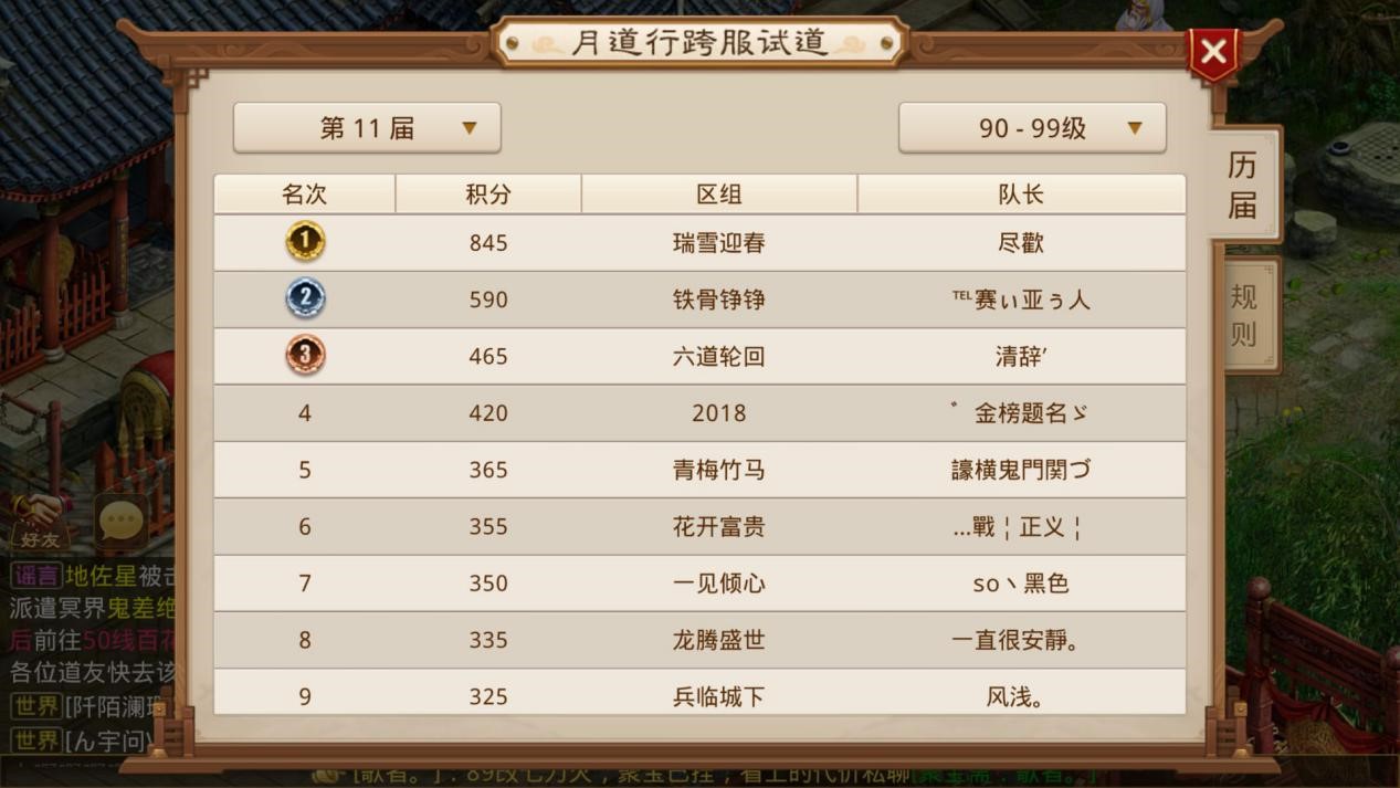 《问道》月道跨服 | 双双晋级,3周年惊现黑马 《问道》月道跨服 | 双双晋级,3周年惊现黑马