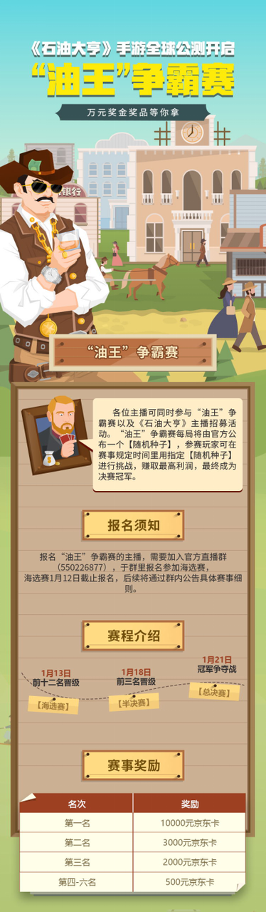 高分移植!《石油大亨》手游版今日全球公测,一起赚它一个亿! 高分移植!《石油大亨》手游版今日全球公测,一起赚它一个亿!