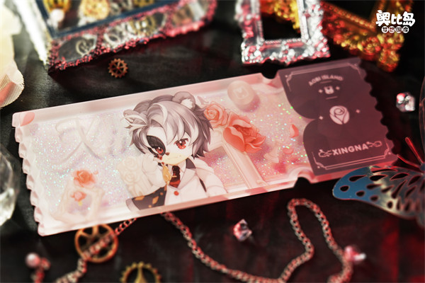 《奥比岛：梦想国度》周边情报 | 奥比男团亚克力流沙票根展示