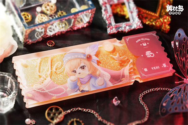 《奥比岛:梦想国度》周边情报 | 奥比男团亚克力流沙票根展示 《奥比岛:梦想国度》周边情报 | 奥比男团亚克力流沙票根展示