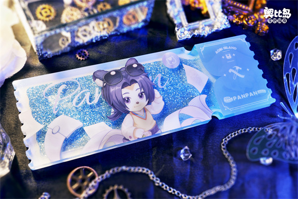 《奥比岛:梦想国度》周边情报 | 奥比男团亚克力流沙票根展示 《奥比岛:梦想国度》周边情报 | 奥比男团亚克力流沙票根展示