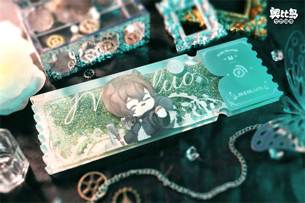 《奥比岛:梦想国度》周边情报 | 奥比男团亚克力流沙票根展示 《奥比岛:梦想国度》周边情报 | 奥比男团亚克力流沙票根展示