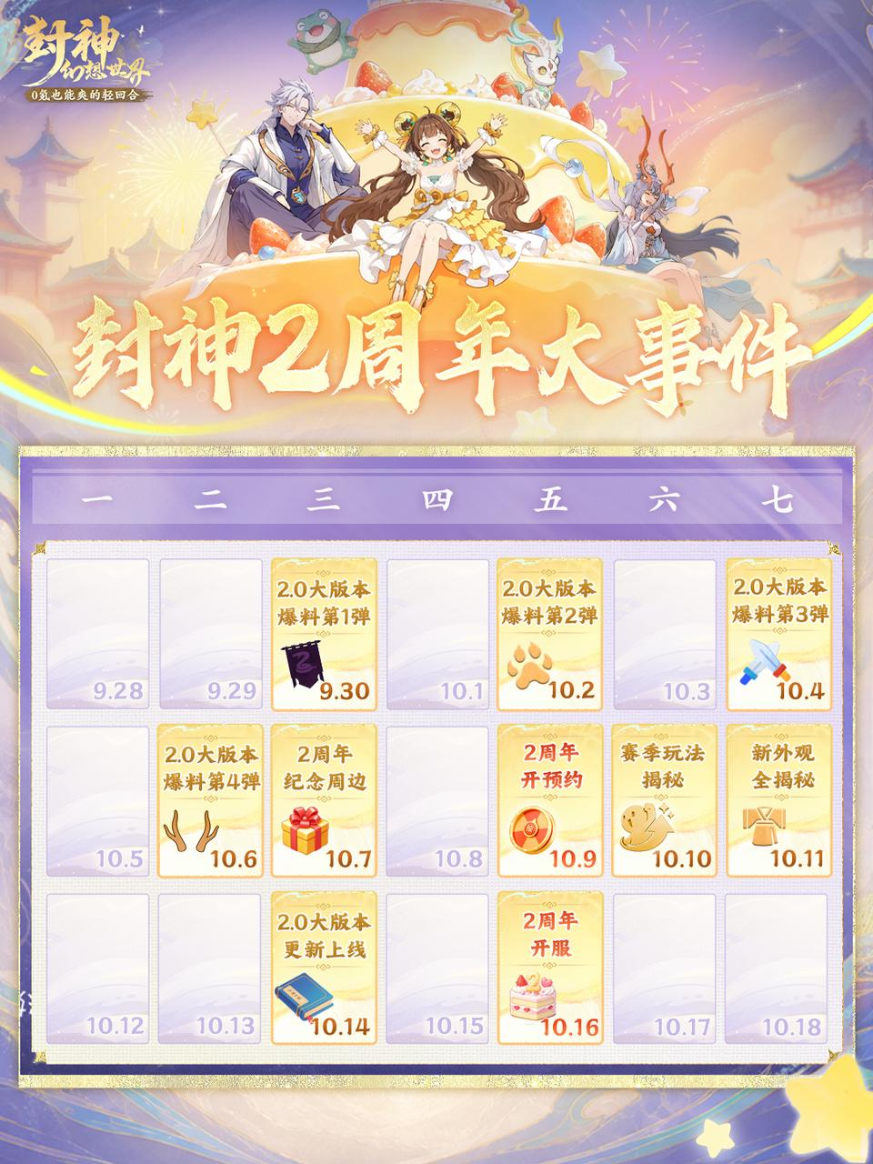 2周年2.0大版本首曝，首个赛季制玩法和神秘角色即将上线！